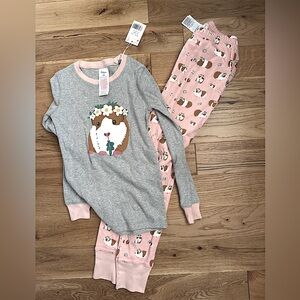 Mini Boden Guinea pig long John pajamas